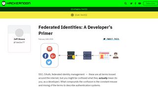 
                            11. Federated Identities: A Developer's Primer – Hacker Noon