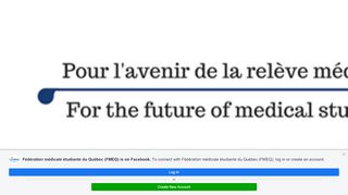 
                            11. Fédération médicale étudiante du Québec (FMEQ ... - Facebook Touch