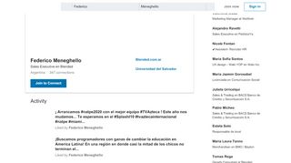 
                            13. Federico Meneghello - Ventas - Blended.com.ar | LinkedIn