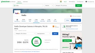 
                            8. FedEx Developer Salaries in Memphis, TN | Glassdoor.co.in