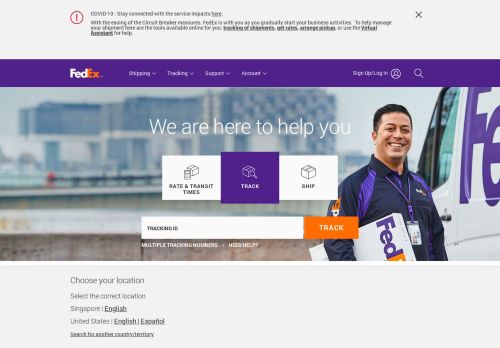 
                            6. FedEx | Express Delivery, Courier & Shipping Services | Singapore
