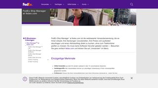 
                            10. FedEx Ship Manager at FedEx.com - FedEx | Deutschland