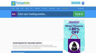 
                            12. FedEx SmartPost Tracking @ Packagetrackr