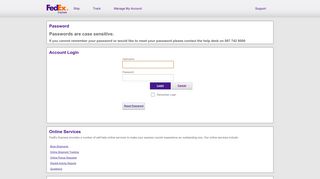 
                            9. FedEx South Africa :: Manage Account Profile - Supa Swift