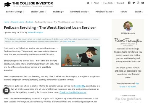 
                            9. FedLoan Servicing - The Worst Student Loan Servicer