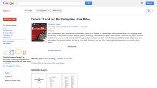 
                            9. Fedora 10 and Red Hat Enterprise Linux Bible