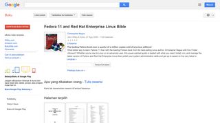 
                            11. Fedora 11 and Red Hat Enterprise Linux Bible
