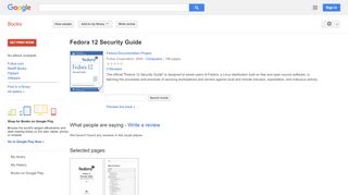 
                            12. Fedora 12 Security Guide