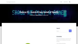 
                            12. Fedora 22 – Quick & Easy Install of Spotify – Stealing the Network