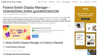 
                            7. Fedora Switch Display Manager – GDM/SDDM/LXDM/LightDM/KDM ...