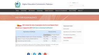 
                            12. Fee for Equivalence - HEC