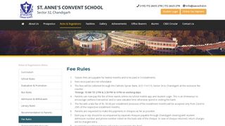 
                            3. Fee Rules - St. Anne's Convent School | Sector 32, Chandigarh