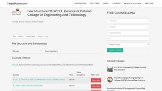 
                            9. Fee Structure of G Pullaiah College Of Engineering And Technology ...