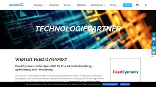 
                            10. Feed Dynamix ist Technologiepartner | econda GmbH