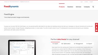 
                            3. Feed Engine | Perfect data feeds for every channel - Feed Dynamix