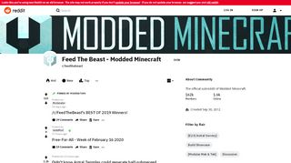 
                            11. Feed The Beast - Modded Minecraft - Reddit