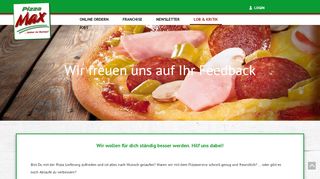 
                            8. Feedback bei Pizza Max - Wir freuen uns auf Ihre Meinung