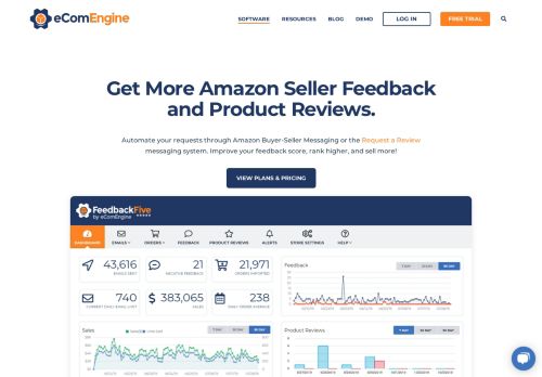 
                            4. FeedbackFive - Feedback Software for Amazon Merchants