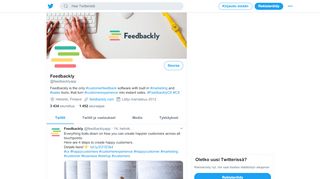 
                            13. Feedbackly (@feedbacklyapp) | Twitter