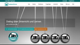 
                            3. FeedbackSchule – Unterrichtsfeedback per App