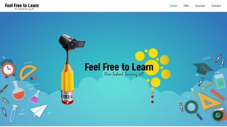 
                            2. Feel Free to Learn | One School Serving all