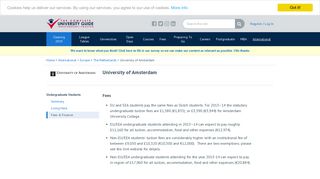
                            7. Fees & Finance - University of Amsterdam - Complete University Guide