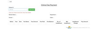 
                            9. Fees Online Payment