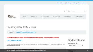 
                            6. Fees Payment Instructions | Indus University