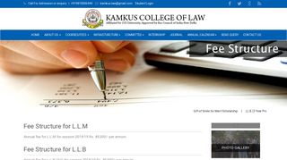 
                            6. fees structure - Kamkus College of Law