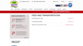 
                            4. fees & transportation - Naipunnya Public school Edakkunnu, Angamaly