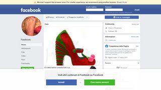 
                            1. Feetbook - Home | Facebook