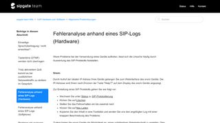 
                            13. Fehleranalyse anhand eines SIP-Logs (Hardware) – sipgate team Hilfe
