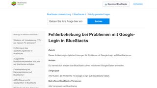 
                            2. Fehlerbehebung bei Problemen mit Google-Login in BlueStacks ...