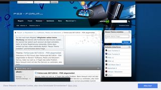
                            11. Fehlercode 80710016 - PSN abgemeldet - PS3 Forum
