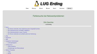 
                            3. Fehlersuche bei Netzwerkproblemen - LUG Erding