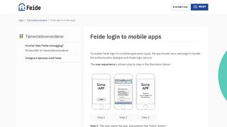 
                            3. Feide login to mobile apps | Feide