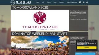 
                            7. Feierreisen | Touren | 19.07.19 - Tomorrowland - Weekend 1 ...