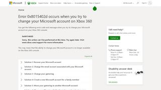 
                            12. Feilkode 0x8015402d | Microsoft-kontofeil | Xbox 360-feil - Xbox Support