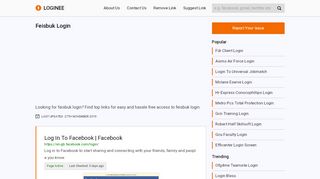 
                            5. Feisbuk Login