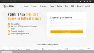 
                            2. Feiyr | Crea la tua label - Pubblica e vendi la tua musica online