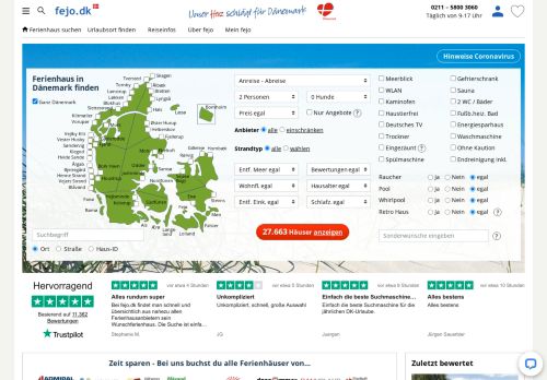 
                            11. fejo.dk - 29.854 Ferienhäuser in Dänemark - Alle Anbieter im Vergleich