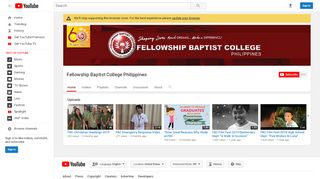 
                            6. Fellowship Baptist College Philippines - YouTube