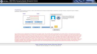 
                            2. FEMA eServices Application Suite - Login