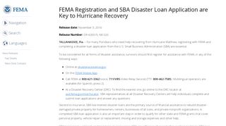 
                            7. FEMA Registration and SBA Disaster Loan Application are Key to ...