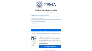 
                            4. FEMA SID Login - FEMA SID & CTAS Authentication