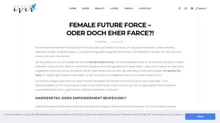 
                            6. Female Future Force - oder doch eher Farce?! - neverever.me