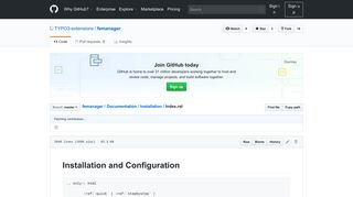 
                            6. femanager/Index.rst at master · TYPO3-extensions/femanager · GitHub