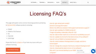 
                            8. Femap Licensing FAQ | Floating/Dongle Codes | Webkey Credentials
