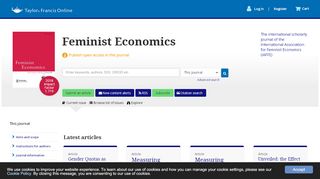 
                            11. Feminist Economics: Vol 25, No 1 - Taylor & Francis Online