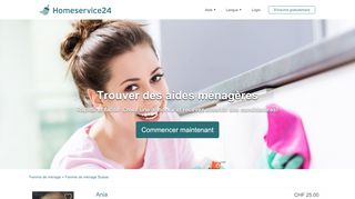 
                            6. Femme de ménage Suisse - Homeservice24